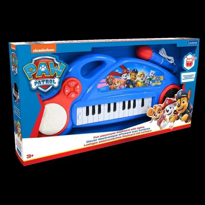 Lexibook LEXK704PA Piano Electrónico Infantil Paw Patrol con Efectos de Luz 1