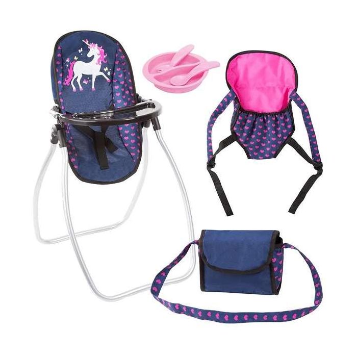 Reig Set Cuidados Muñeca Bebé Set 9 en 1 Azul Marino 1