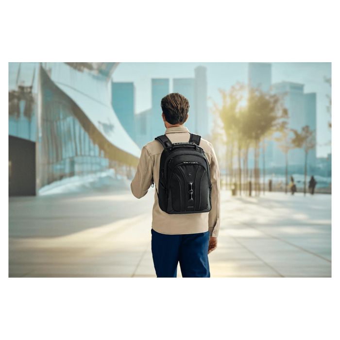 Wenger Legacy Black Series Mochila para portátil 40,64cm (16"), Negro, Poliéster reciclado 6