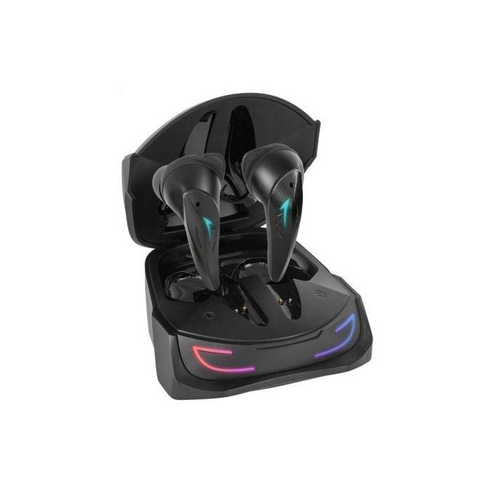 Mars Gaming MHI-Ultra Auriculares Inalámbricos TWS Bluetooth 5.3, ANC+ENC, Batería 24h, Carga Inalámbrica, RGB Flow, IPX4, Negros 4