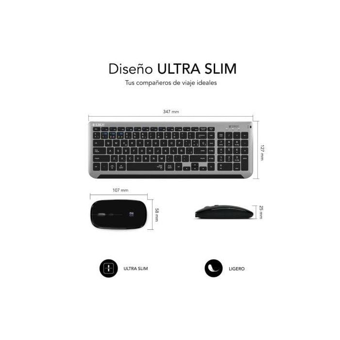 SUBBLIM Combo Dual Prestige Extendido Gris/Negro 3
