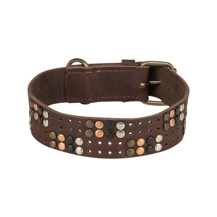 Collar para Perro Trixie Rustic Marrón oscuro S-M 8 Collar para Perro Trixie Rustic Marrón oscuro S-M 8
