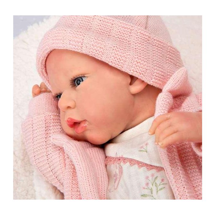 Muñeca reborn arias 40 cm marta rosa c/manta 7 Muñeca reborn arias 40 cm marta rosa c/manta 7