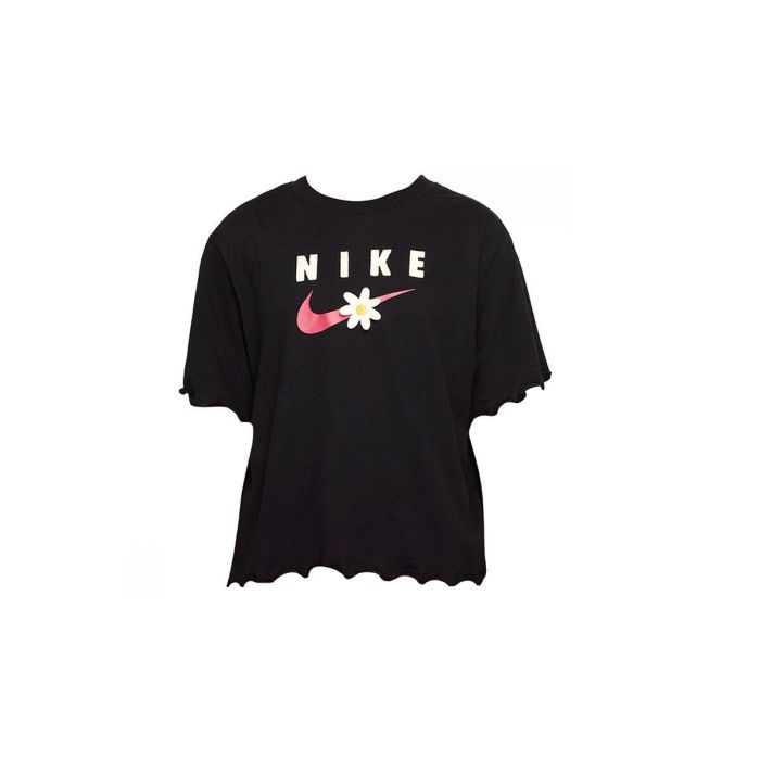 Camiseta de Manga Corta Infantil TEE ENERGY BOXY FRILLY  Nike DO1351 Negro 0 Camiseta de Manga Corta Infantil TEE ENERGY BOXY FRILLY  Nike DO1351 Negro 0