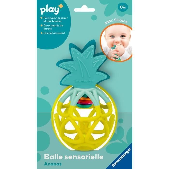 Ravensburger -PLAY + - Pelota sensorial piña - 6 meses - Versión francesa - 34013 2 Ravensburger -PLAY + - Pelota sensorial piña - 6 meses - Versión francesa - 34013 2