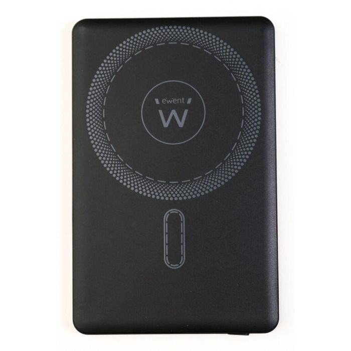 Ewent EW1160 - Batería Externa Power Bank 5000mAh MagSafe PD 22.5W QC USB-C UltraSlim Polímero de Litio Negro 3