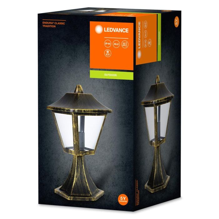 Ledvance LVE-4058075206342 Luminaria LED Exterior Endura Tipo Farol E27 IP44 Aluminio. Compatible Smart+, sin bombilla. 1