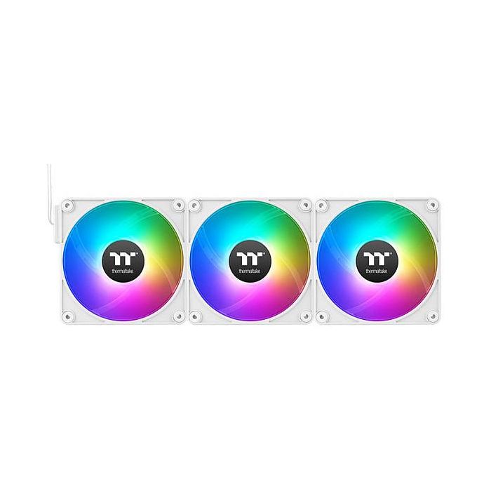 THERMALTAKE CL-F191-PL14SW-A Ventilador de Caja de Ordenador, 14 cm, Hidráulico, Blanco, Pack de 3 Unidades 1