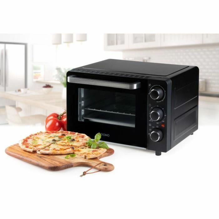 DOMO DO807GO mini horno para hornear y refrigerios - 20 L - negro - 1300 vatios - 5 DOMO DO807GO mini horno para hornear y refrigerios - 20 L - negro - 1300 vatios - 5