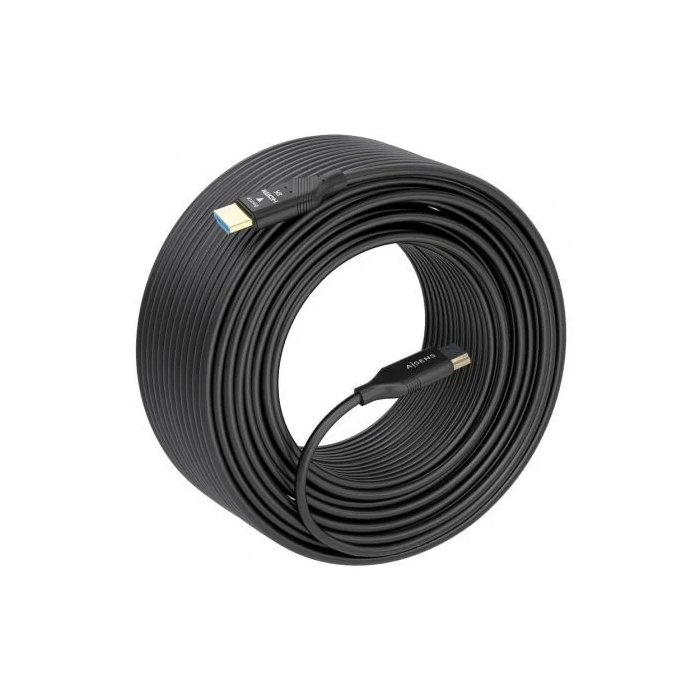 AISENS - CABLE HDMI V2.1 AOC ULTRA ALTA VELOCIDAD / HEC 8K@60HZ 4K@120HZ 4:4:4 48GBPS, A/M-A/M, NEGRO, 20M 1 AISENS - CABLE HDMI V2.1 AOC ULTRA ALTA VELOCIDAD / HEC 8K@60HZ 4K@120HZ 4:4:4 48GBPS, A/M-A/M, NEGRO, 20M 1