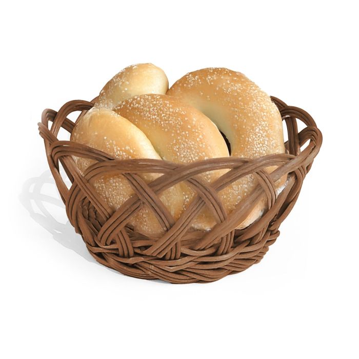 My Bar Cesta Pan Redonda PP Rattan 24x8 cm 3