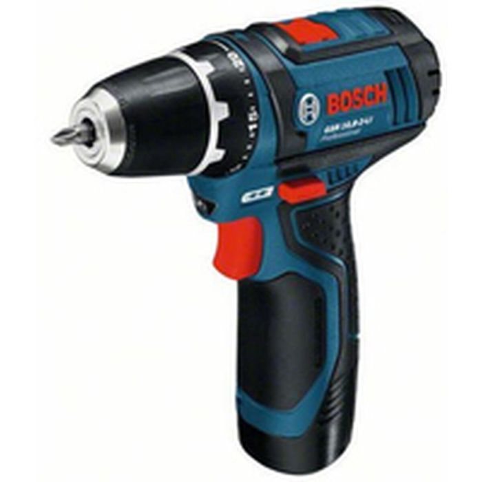 Bosch Professional BOS3165140773263 Taladro Atornillador Inalámbrico 10.8V GSR 10.8-2-LI con Maletín L-Boxx (Solo Herramienta) 10