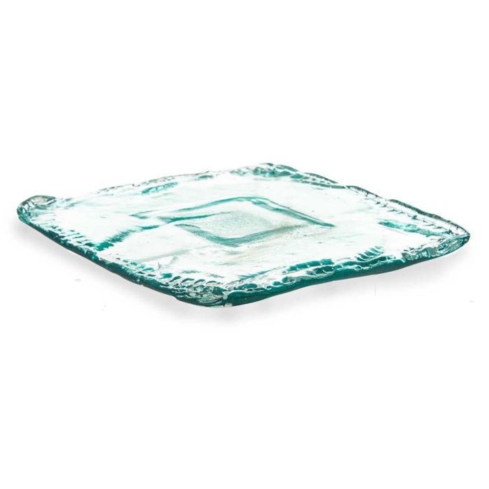 Centro Vidrio Inca Cuadrado 28Cm Giftdecor (2 Unidades) 1 Centro Vidrio Inca Cuadrado 28Cm Giftdecor (2 Unidades) 1