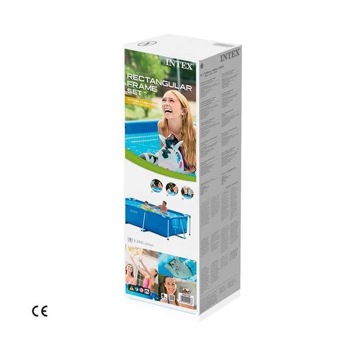 Piscina Desmontable Intex Rectangular 2282 L (260 x 160 x 65 cm) 3 Piscina Desmontable Intex Rectangular 2282 L (260 x 160 x 65 cm) 3