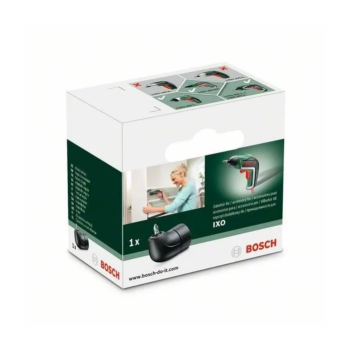 Bosch Adaptador de ángulo IXO para espacios estrechos, accesorios para destornillador 1 Bosch Adaptador de ángulo IXO para espacios estrechos, accesorios para destornillador 1