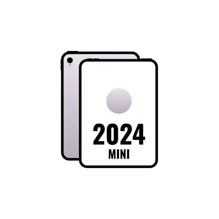 iPad Mini 8.3" 2024 7th WiFi Cell/ A17 Pro/ 256GB/ 5G/ Purpura - MXPY3TY/A iPad Mini 8.3" 2024 7th WiFi Cell/ A17 Pro/ 256GB/ 5G/ Purpura - MXPY3TY/A