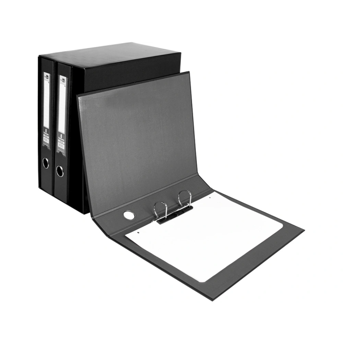 Liderpapel Módulo Archivador Folio 2 Anillas Mixtas 40mm Negro 8