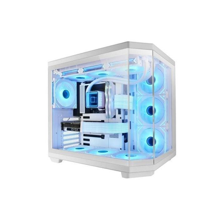 Mars Gaming MC3TCOREW Caja Gaming Semitorre Blanca Triple Cristal Templado, Conector Inverso ATX, Máxima Refrigeración, USB-C Mars Gaming MC3TCOREW Caja Gaming Semitorre Blanca Triple Cristal Templado, Conector Inverso ATX, Máxima Refrigeración, USB-C