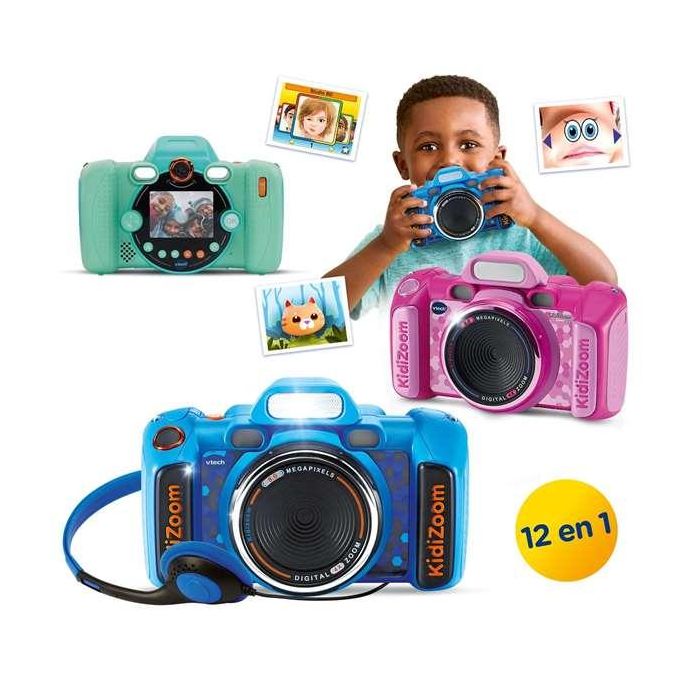 Camara Kidizoom Duo Fx 12 Aguamarina 80-519957 V-Tech 3 Camara Kidizoom Duo Fx 12 Aguamarina 80-519957 V-Tech 3