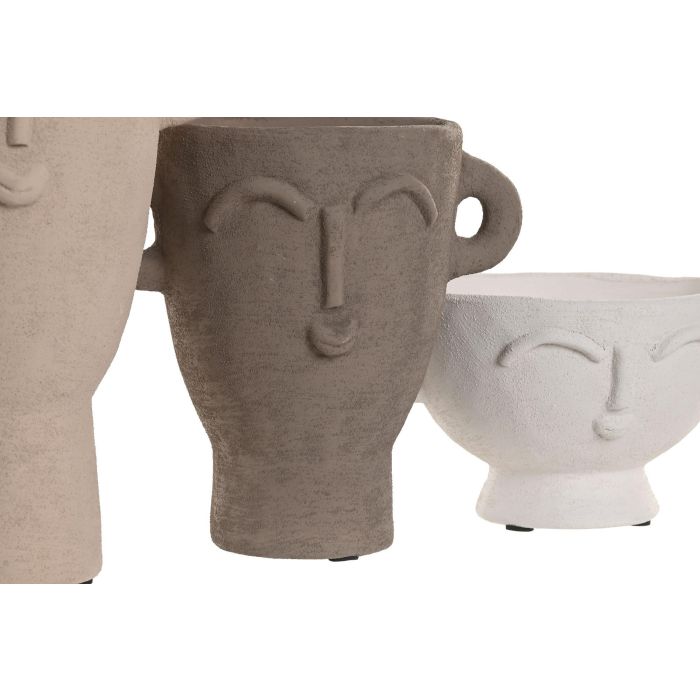 Jarron Urban DKD Home Decor Multicolor 11 x 22 x 17 cm Set de 3 2