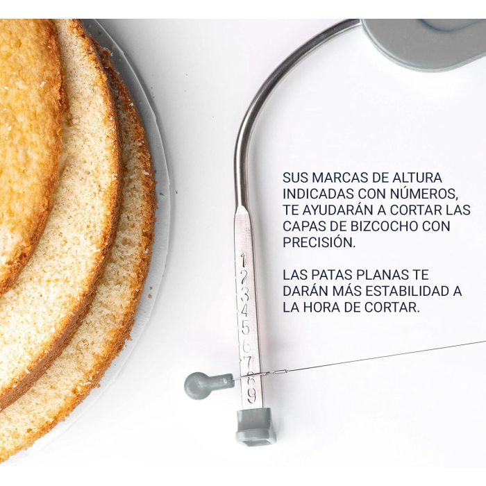 Quttin Lira Cortador Tarta M/Plast. 33 cm (24 Unidades)