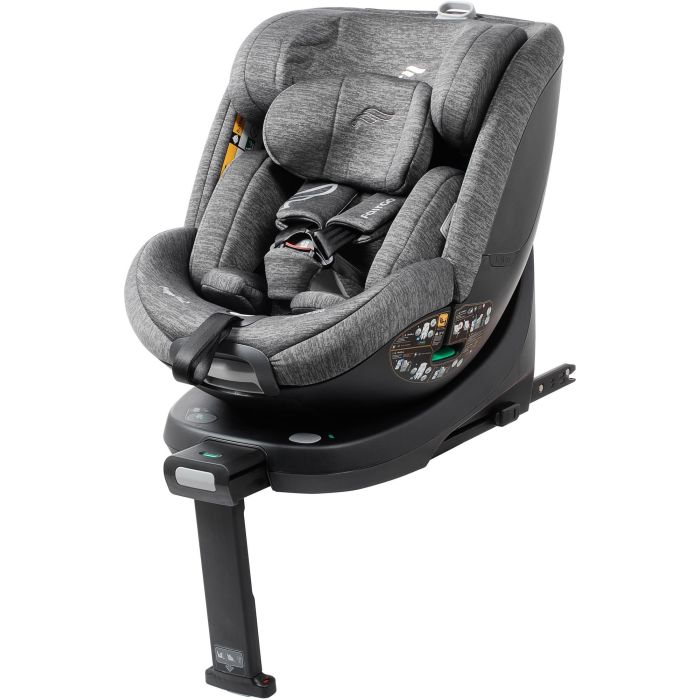 Babyauto Silla de Coche Magna Plus Grupo 0/1/2/3 BAB8435593702369 I-Size 40/125 cm Isofix Giratoria 360° Reclinable Gris