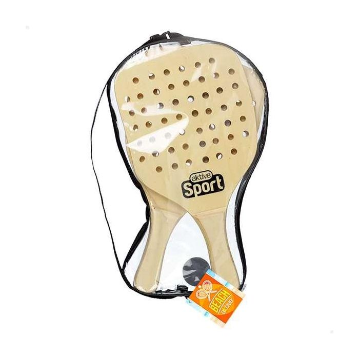 Palas playa madera 22x1x39 cm con funda aktive sport - modelos surtidos 2 Palas playa madera 22x1x39 cm con funda aktive sport - modelos surtidos 2