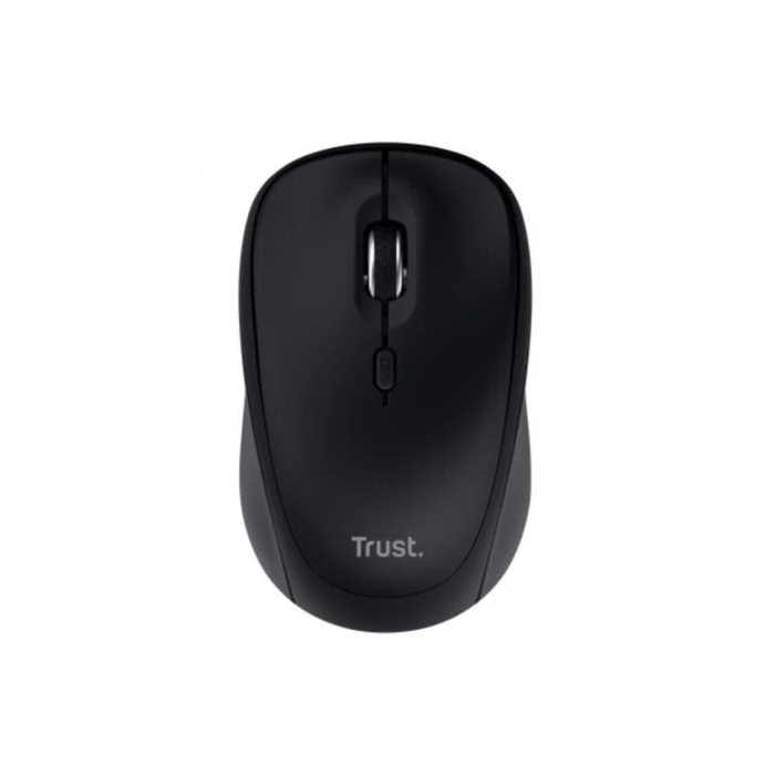 Trust Ratón Óptico Inalámbrico y Bluetooth Yvi+ 1600 DPI Negro 3 Dispositivos 1 Trust Ratón Óptico Inalámbrico y Bluetooth Yvi+ 1600 DPI Negro 3 Dispositivos 1