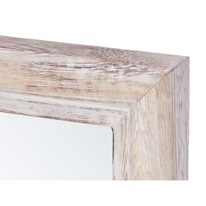 Espejo de Pared con Marco de Madera Natural 65x85 cm - Giftdecor 2 Espejo de Pared con Marco de Madera Natural 65x85 cm - Giftdecor 2