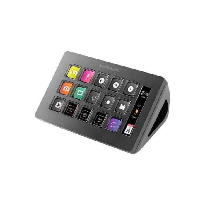 Mars Gaming MSD-ONE Stream Deck Slim: Controlador 15 Teclas LCD y Pantalla Ampliada para Gaming, Streaming, Productividad - Negro 0 Mars Gaming MSD-ONE Stream Deck Slim: Controlador 15 Teclas LCD y Pantalla Ampliada para Gaming, Streaming, Productividad - Negro 0