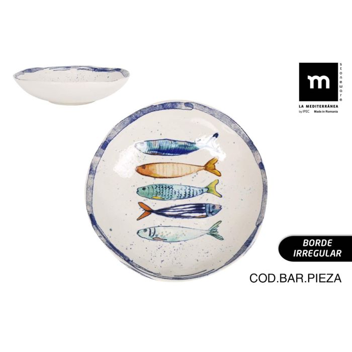 La Mediterranea Plato Hondo Peixe Ø21 cm Iberica Brillo (12 Unidades) La Mediterranea Plato Hondo Peixe Ø21 cm Iberica Brillo (12 Unidades)