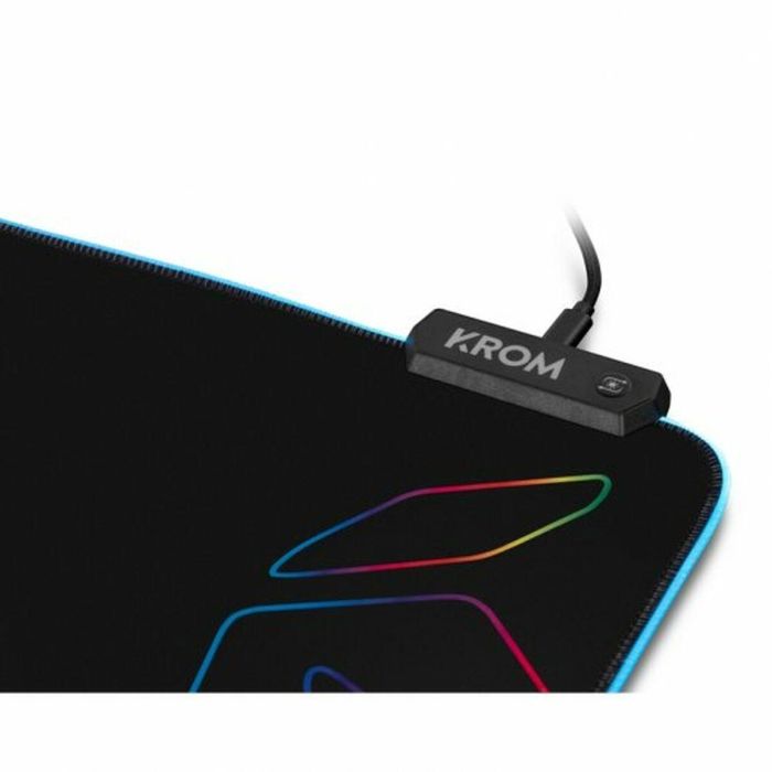 Alfombrilla Gaming con Iluminación LED Krom NXKROMKNTRGB 4