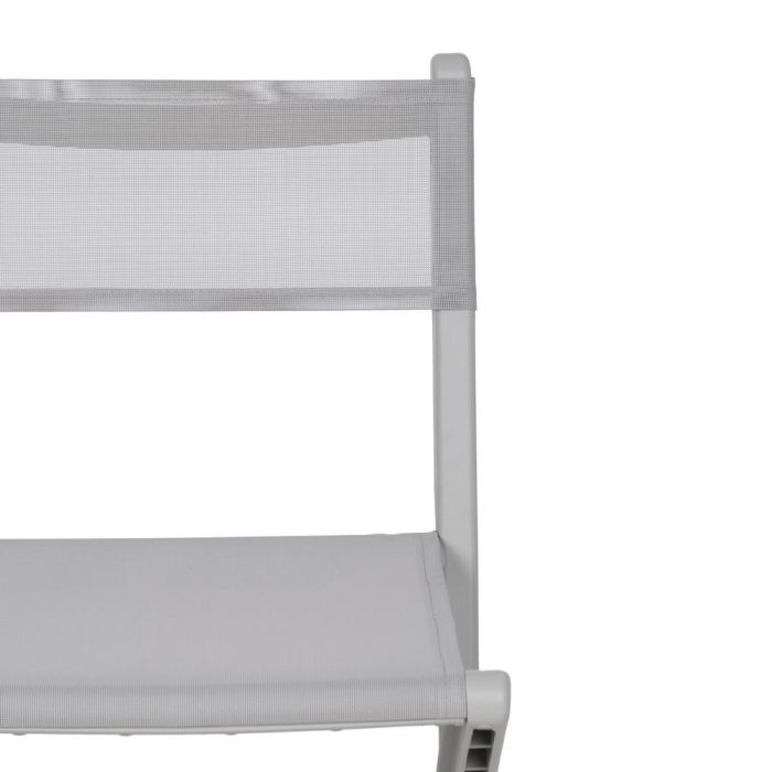 Silla Plegable Gris Polipropileno 45 X 55 X 83 cm