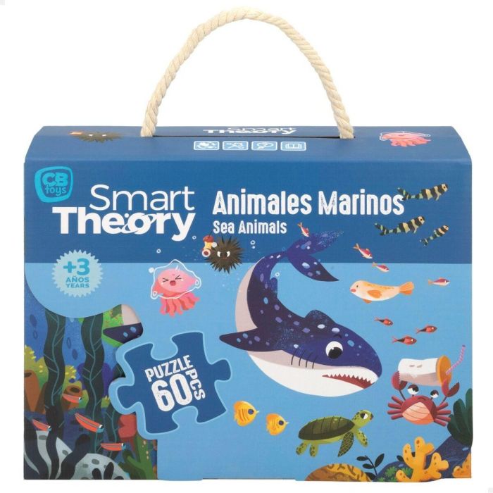 Puzzle Infantil Colorbaby Sea Animals 60 Piezas 60 x 44 cm (6 Unidades) 3