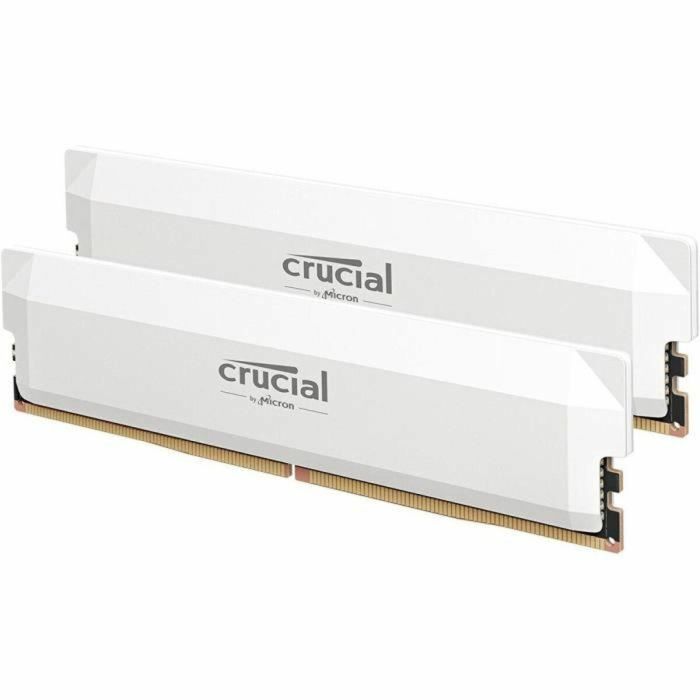 Memoria RAM CRUCIAL DDR5 PRO - Edición Overclocking - Kit 64 GB (2 x 32 GB) - 6000 MT/s - CL40 - UDIMM - Blanco 2