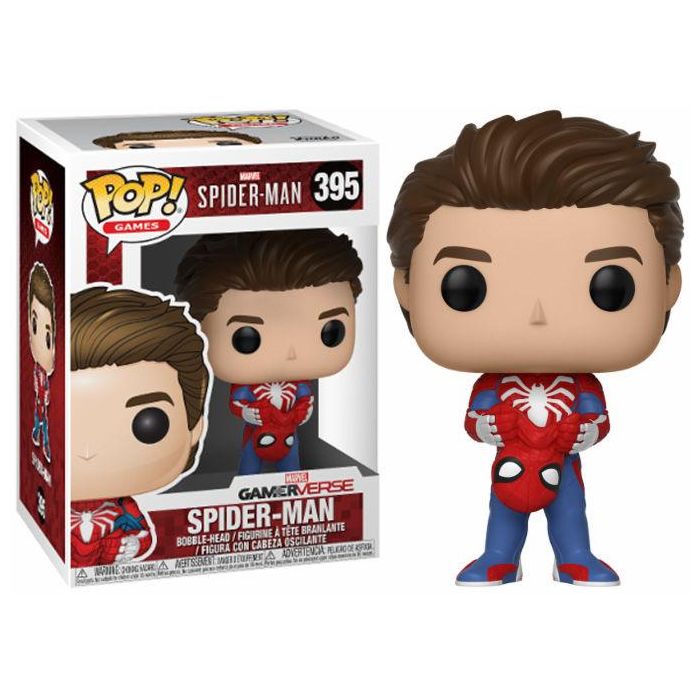 FUNKO Figura POP! Marvel Spider-Man Unmasked de vinilo - 9cm en caja regalo