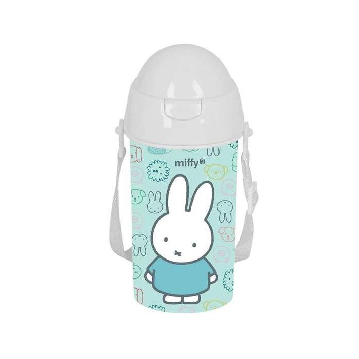 Botella 500 ml apertura autom. con pajita miffy "friends" 7,3x19,5x7,3 cm 0 Botella 500 ml apertura autom. con pajita miffy "friends" 7,3x19,5x7,3 cm 0