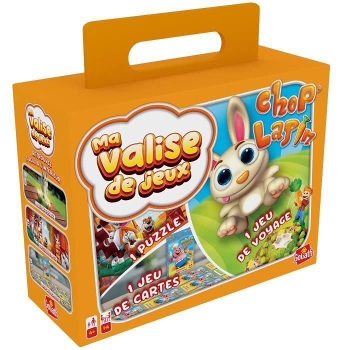 Maleta Multi Juegos 3-Chop Conejo Viaje GOLIATH 1 Maleta Multi Juegos 3-Chop Conejo Viaje GOLIATH 1