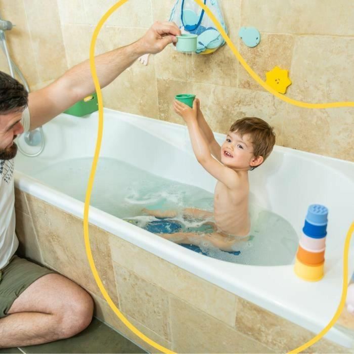 Badabulle BAD3661276189270 Juego de 7 Vasos Apilables Numerados de Silicona Suave para Bebés - Juguetes de Baño Infantiles 5 Badabulle BAD3661276189270 Juego de 7 Vasos Apilables Numerados de Silicona Suave para Bebés - Juguetes de Baño Infantiles 5