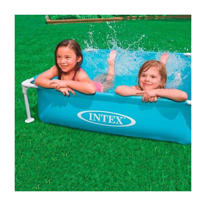 Piscina cuadrada desmontable mini frame (capacidad 342 litros) (+ 2 años) 122x122x30 cm 4 Piscina cuadrada desmontable mini frame (capacidad 342 litros) (+ 2 años) 122x122x30 cm 4