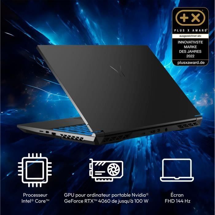 Portátil para juegos ERAZER - DEPUTY P60 - Windows 11 - 15,6'' FHD 144Hz - RTX 4070 - Core i7-12650H - 16 GB RAM - 512 GB SSD - AZERTY 5 Portátil para juegos ERAZER - DEPUTY P60 - Windows 11 - 15,6'' FHD 144Hz - RTX 4070 - Core i7-12650H - 16 GB RAM - 512 GB SSD - AZERTY 5
