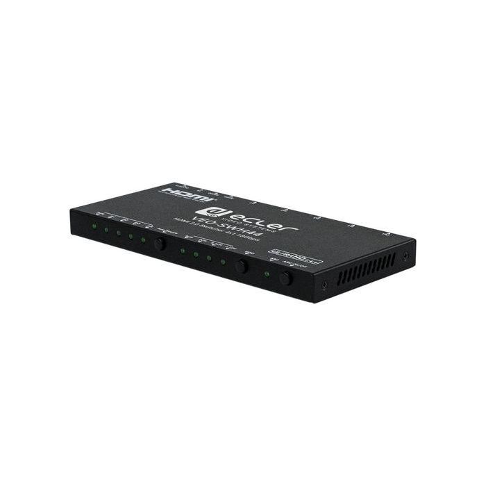 Ecler 4x1 HDMI 2.0 Switcher with audio De-embedder Ecler 4x1 HDMI 2.0 Switcher with audio De-embedder