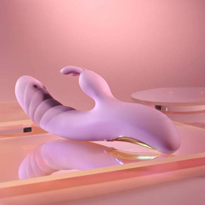 Vibrador Doble Estimulación Evolved Playboy Rosa 17 Vibrador Doble Estimulación Evolved Playboy Rosa 17