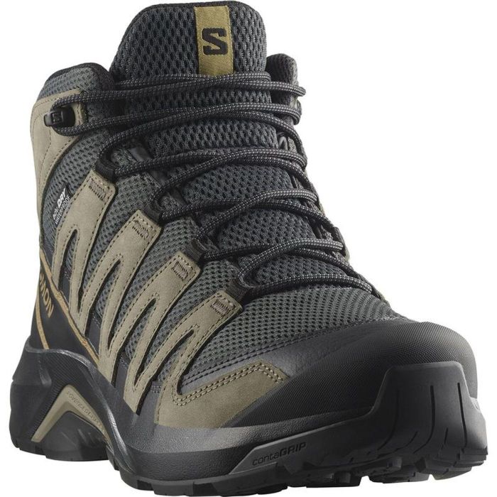 Zapatillas de Hombre para Caminar Salomon X-Adventure Recon Mid Negro S 2