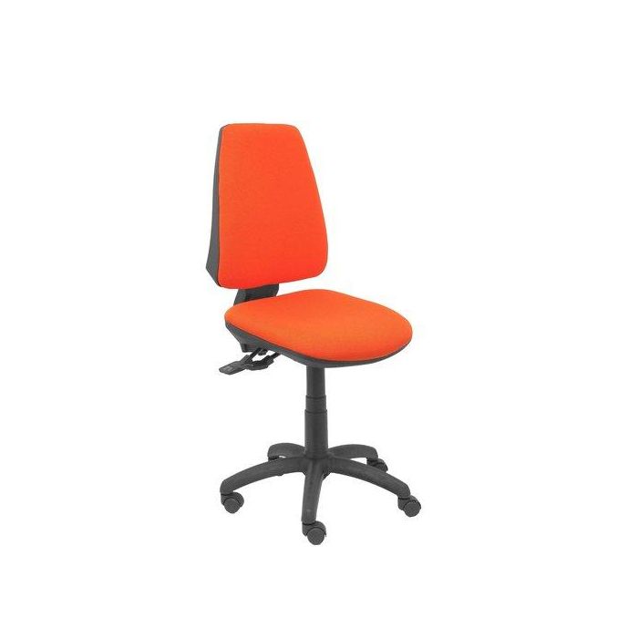 Silla Piqueras Y Crespo Elche S Mecanismo Sincro De Doble Maneta Gran Confortabilidad Regulable En Altura Ruedas De Parquet Asiento Y Respaldo Tapizado Bali Naranja Oscuro