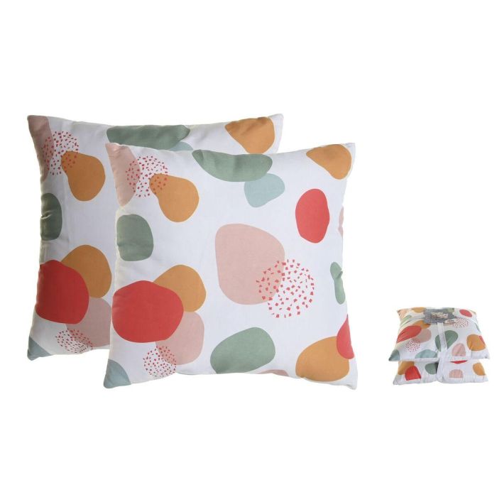 DKD Home Decor Cojin Tropical Multicolor 8 x 45 x 45 cm Set de 2