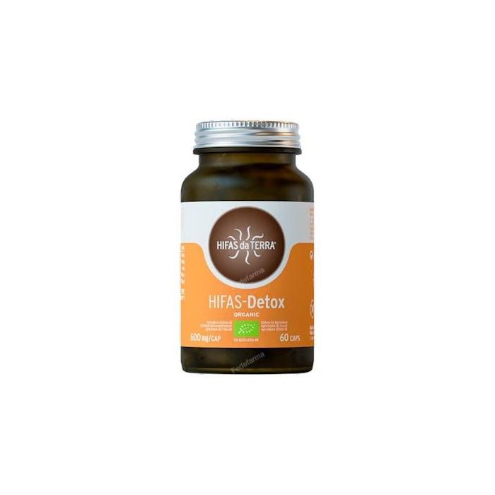 HIFAS DA TERRA Hifas Detox 60 Cápsulas - Suplemento Detox Natural con Maitake y Polyporus para Drenaje