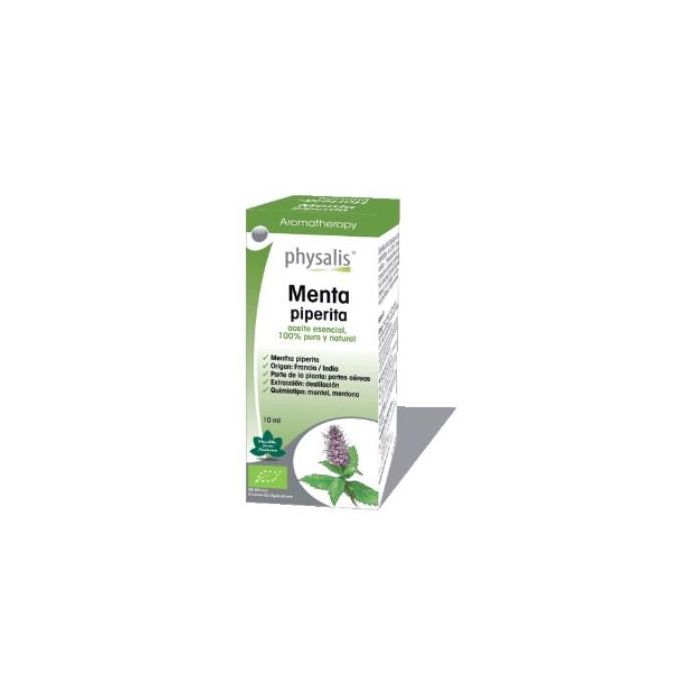 PHYSALIS Esencia Aceite Esencial de Menta Piperita BIO 30ml – Alivia Digestión y Vías Respiratorias Mentol Mentona