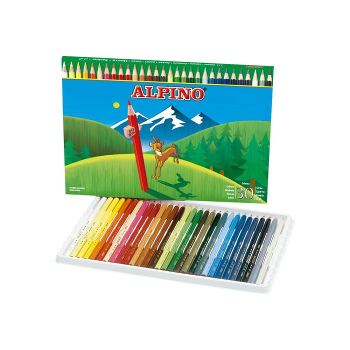 Alpino Lápices De Colores 175 mm C-Surtidos Estuche 30 Ud 1