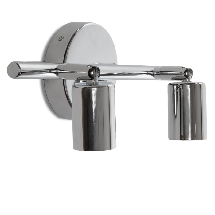 Aplique de Pared 2xGU10 Sin Lámpara Georgia HO-APL-GU10-003 Orientable Aluminio Interior 1